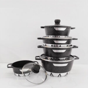 10-Piece Premium Non-Stick Die-Cast Cookware Set