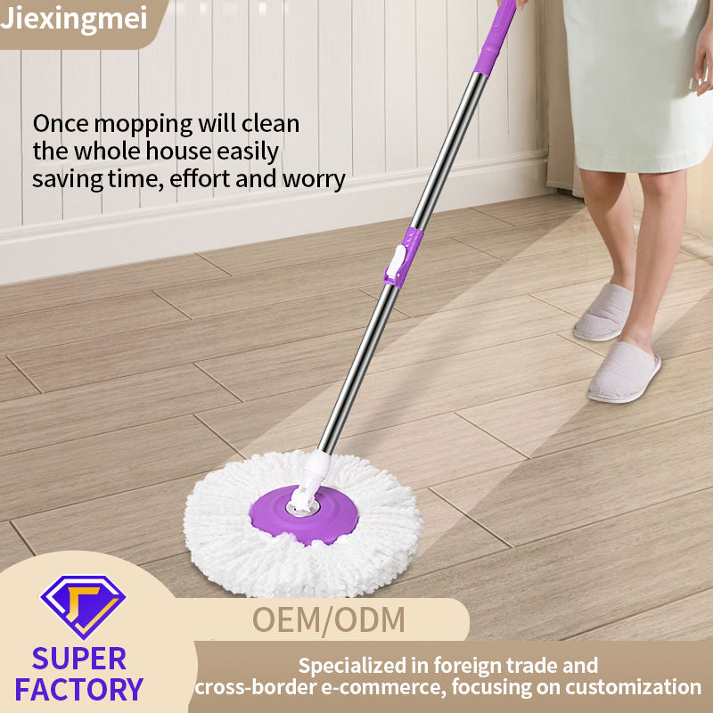 360° Smart Self-Wringing Flat Mop & Bucket System