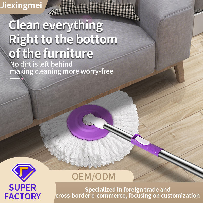 360° Smart Self-Wringing Flat Mop & Bucket System